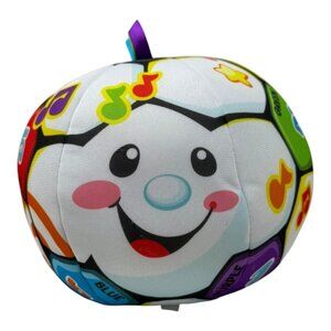 Fisher-Price Baby Laugh & Learn Singing Soccer Ball Stuffed Plush Toy Musical